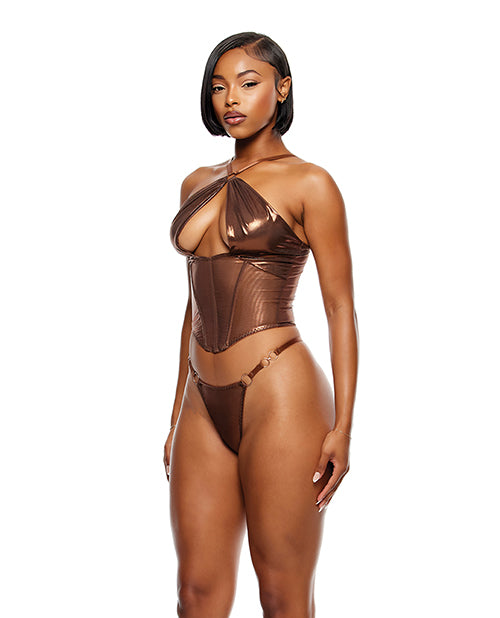 Liquid Metal Lingerie - Bronze