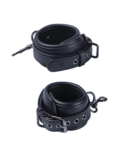 Crimson Red Club Bed Restraint Set