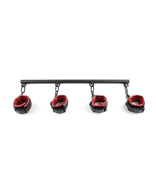 Crimson Red Spreader Bar & Cuff Set