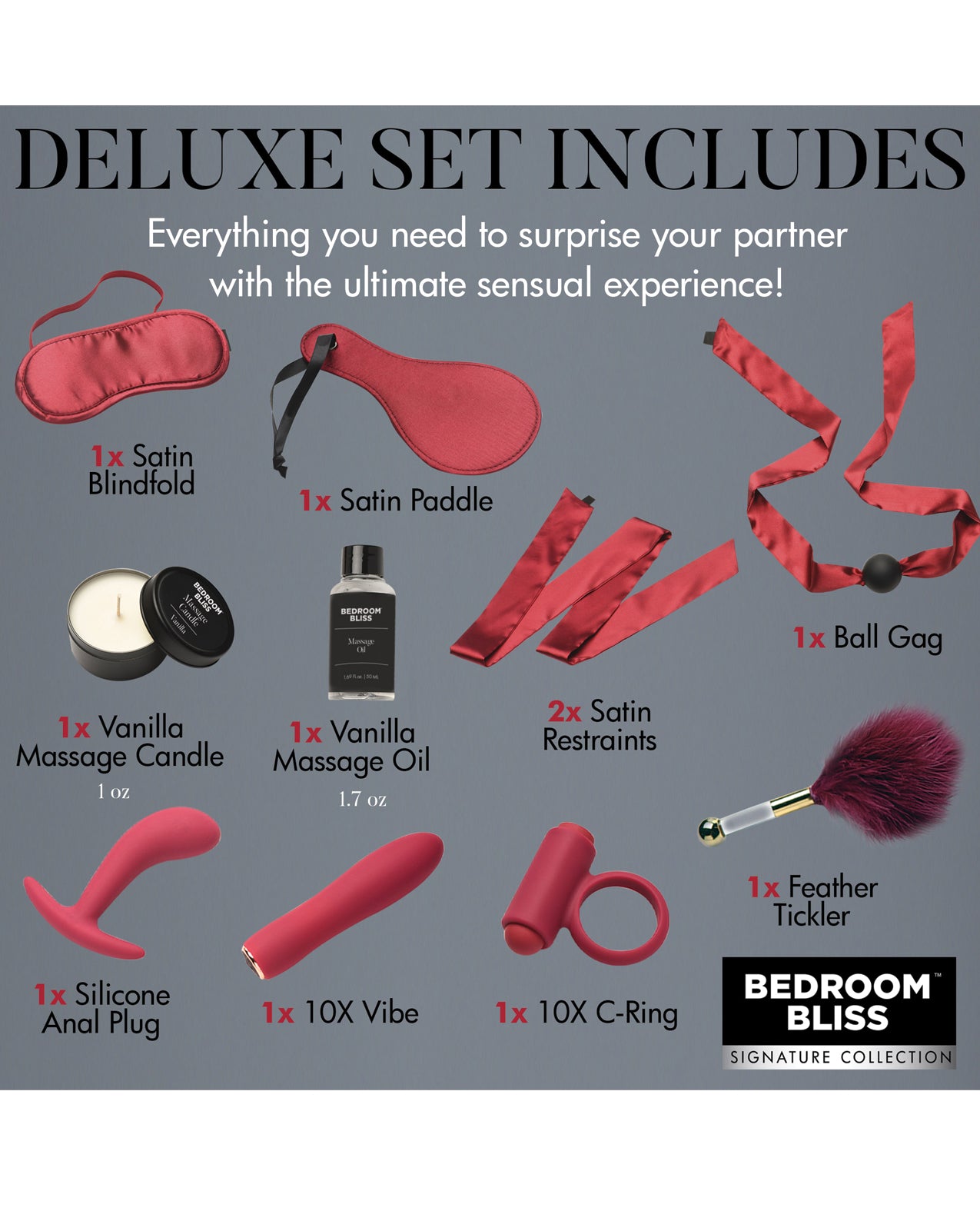 Lover's Bondage Massage Set