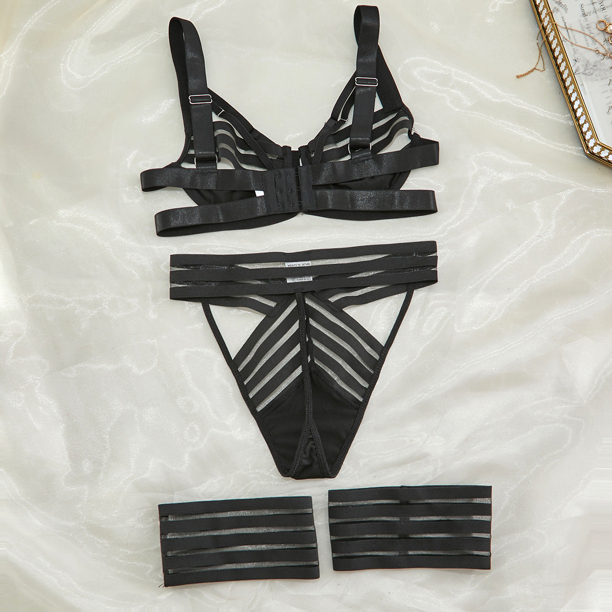 Enchanted Eclipse Strappy Lingerie Set