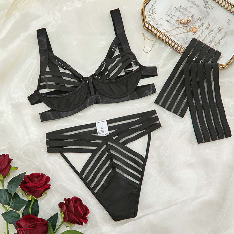 Enchanted Eclipse Strappy Lingerie Set