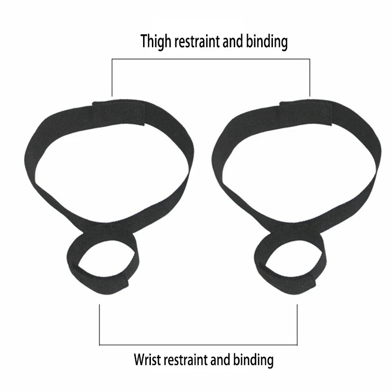 Elegant wrist-to-thigh cuffs
