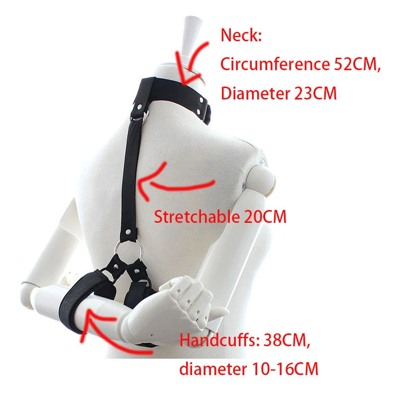 Elegant wrist-to-thigh cuffs