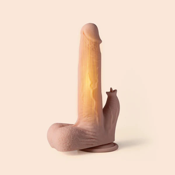 Colter App Controlled Realistic 8.5" Thrusting Dildo Vibrator w/Clit Licker