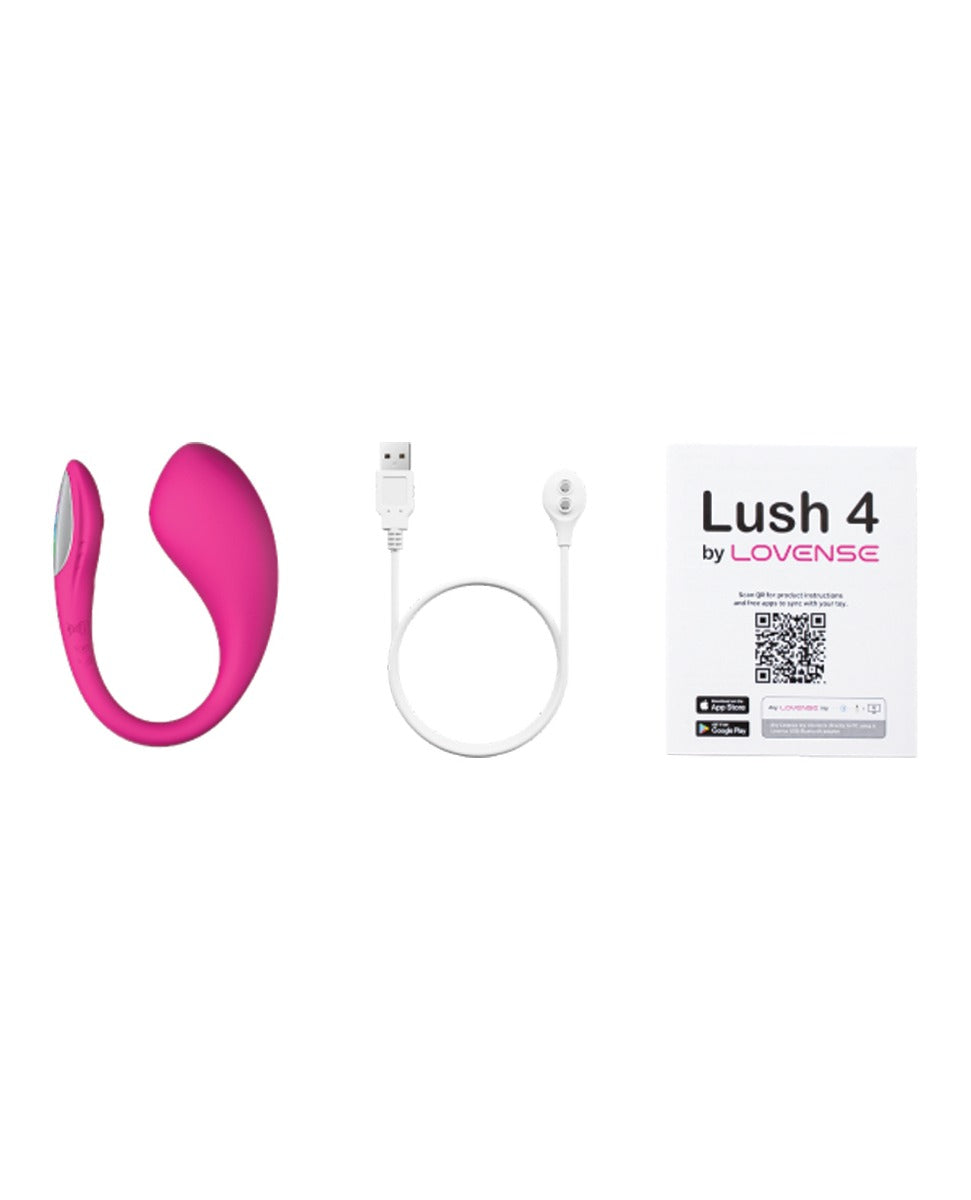 Lush 4.0 Bluetooth G-Spot Egg Camming Vibrator - Pink