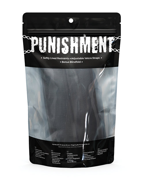 Punishment Thigh to Wrist Restraints