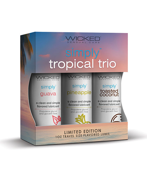 Crimson Red Escape: Tropical Delight Trio - Travel Size Hydrating Gel