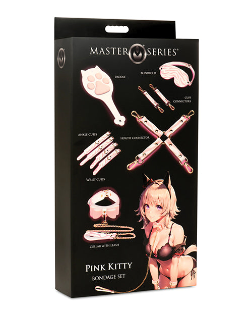 Crimson Red Club Pink Kitty Bondage Set