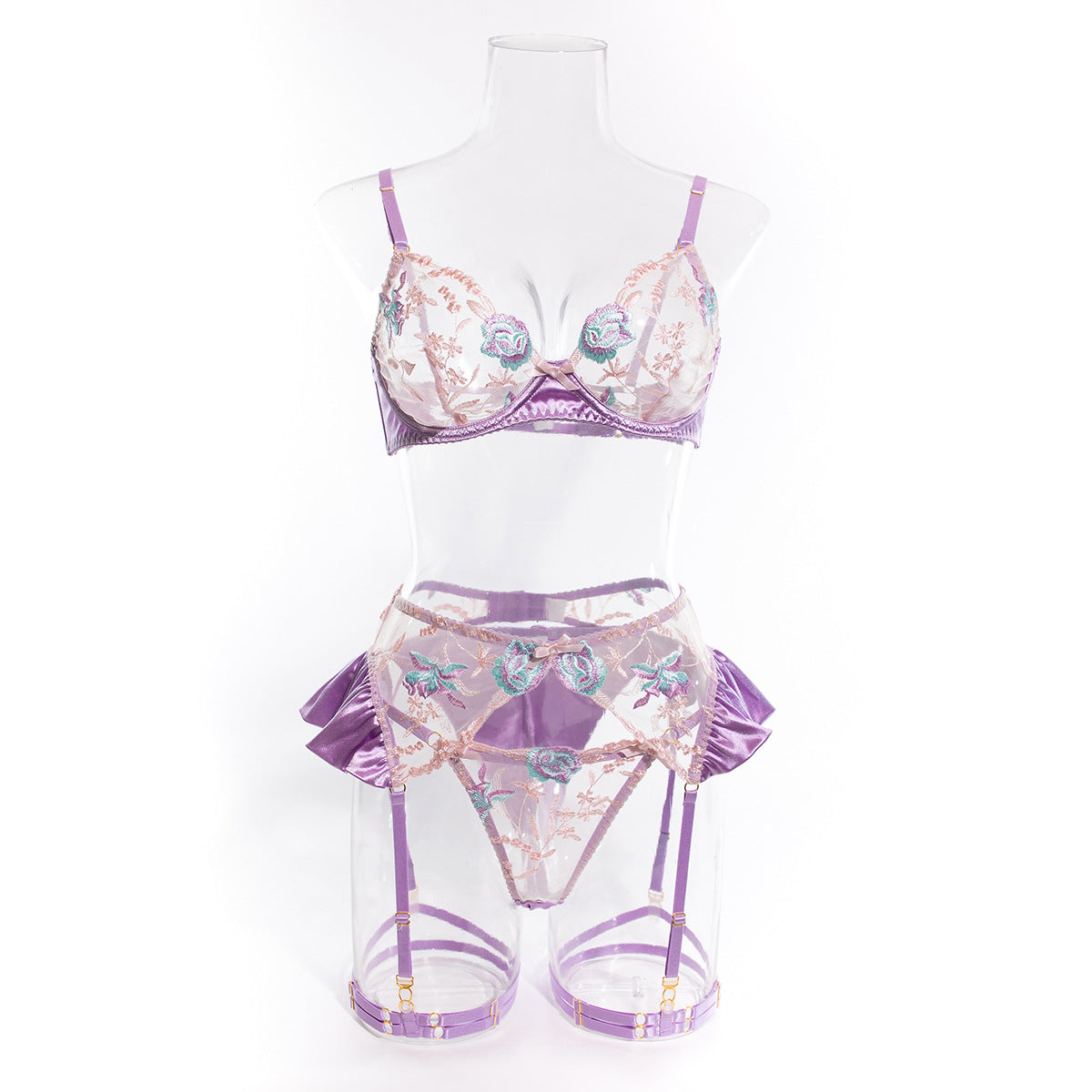Celestial Blossom Embroidered Set