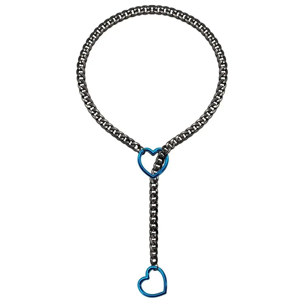 Heart Lariat-Chain Choker
