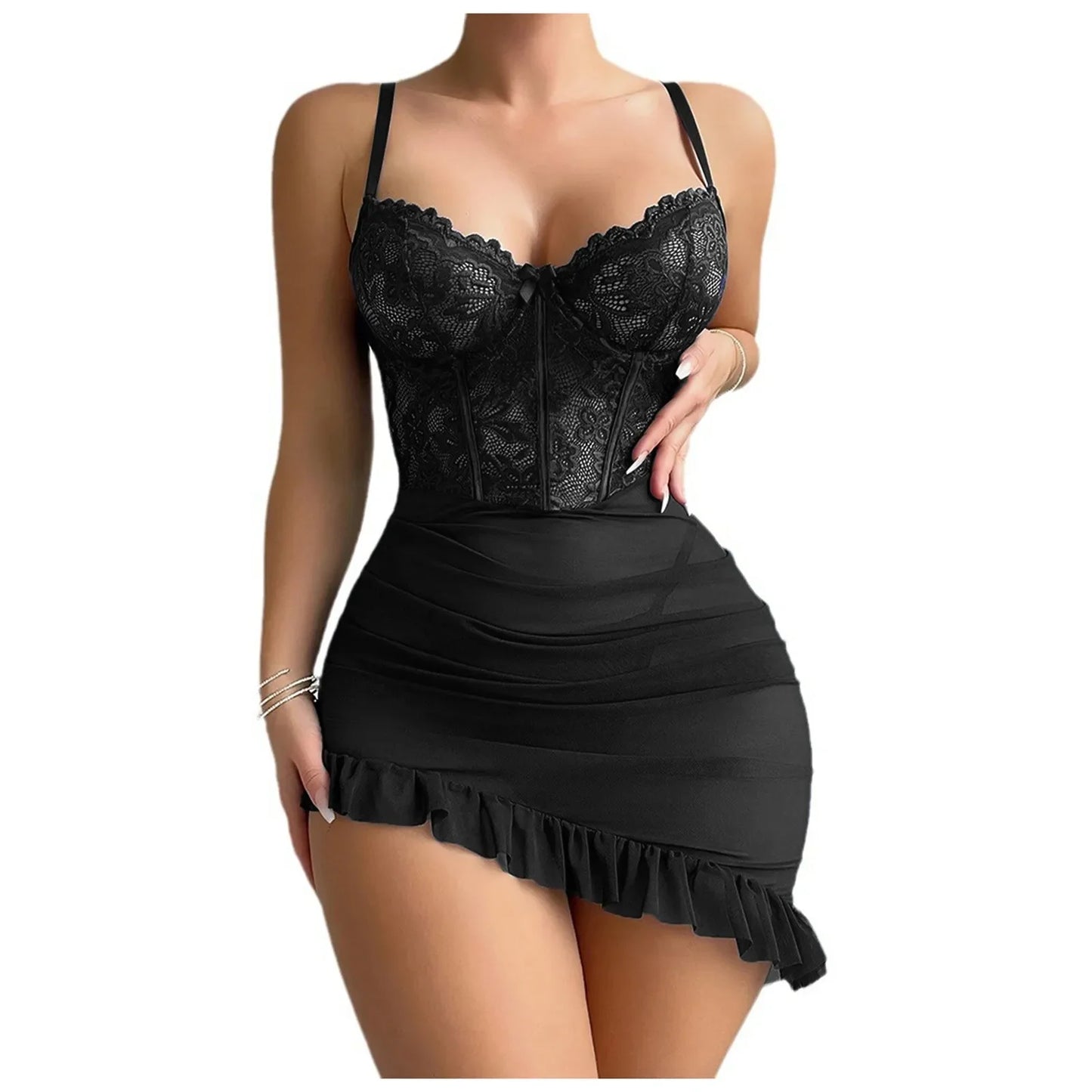 Sapphire Desire Lace Set