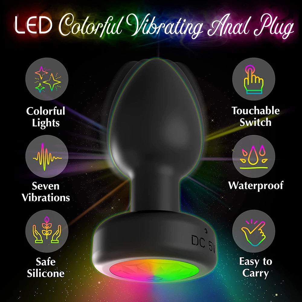 Divine Rainbow Plug Vibrator