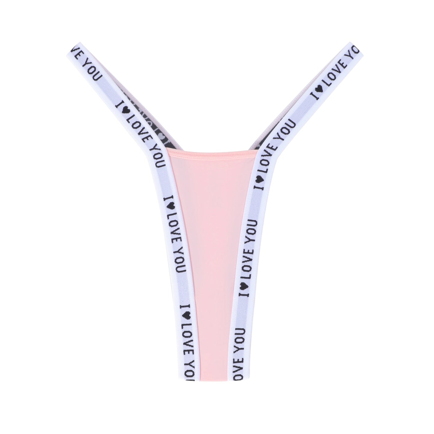 I Love You Signature Satin Thong