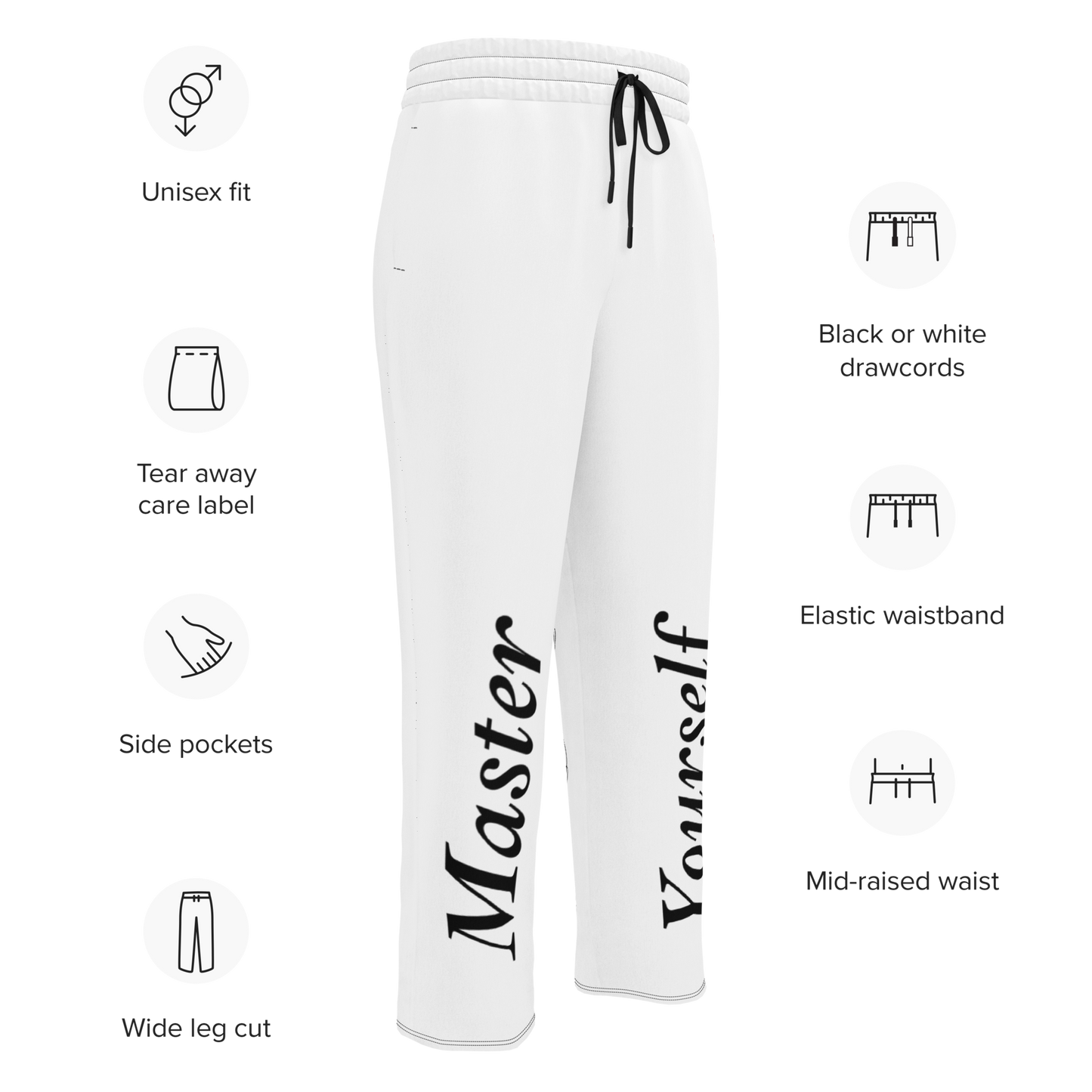 Wide-leg joggers