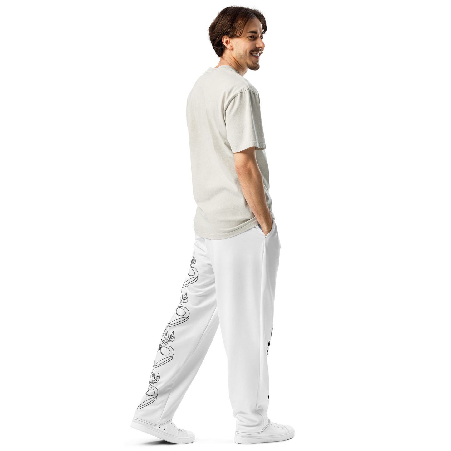 Wide-leg joggers